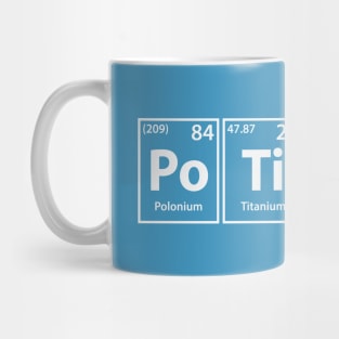 Potion (Po-Ti-O-N) Periodic Elements Spelling Mug